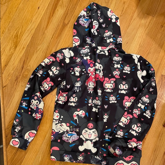 Sanrio Jackets & Coats Sanrio Kuromi Zip Up Hoodie With My Melody